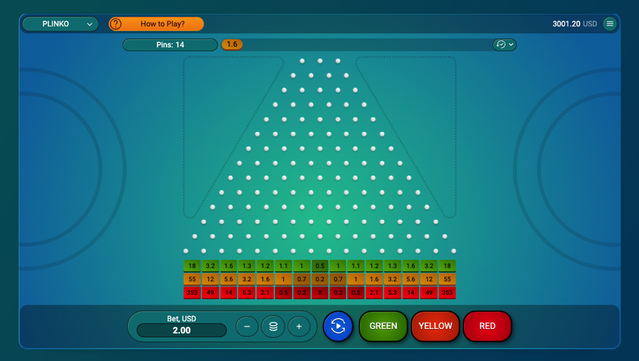 Plinko Plinko ball drop game board